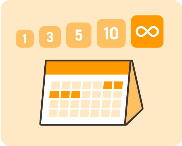 豊富なプラン選択