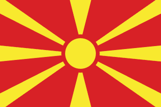 Flag of North Macedonia