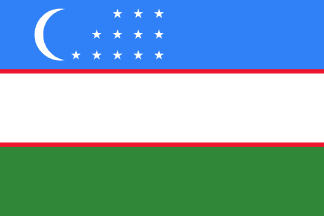 ウズベキスタンの国旗