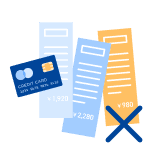 従業員の<br />経費精算不要